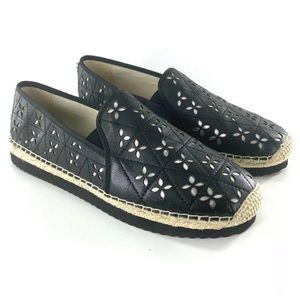 Michael Kors Hasting Leather Espadrille Flats